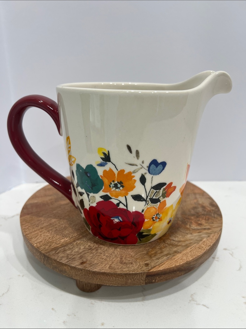 The Pioneer Woman Love Beyond Measure Floral 4 Cup Measuring Cup Pitcher